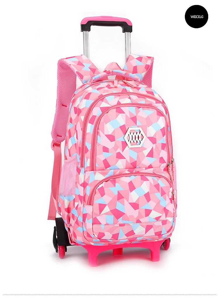wheeled bags for girls kids Travel luggage Rolling School Bags Trolley bag Backpack On wheels Girls Trolley School backpacks sac