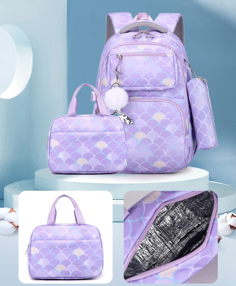 Children School Bags for Girls Kids Backpack Primary Large Orthopedic Backpack Waterproof Schoolbag Book Bag Mochila Infantil