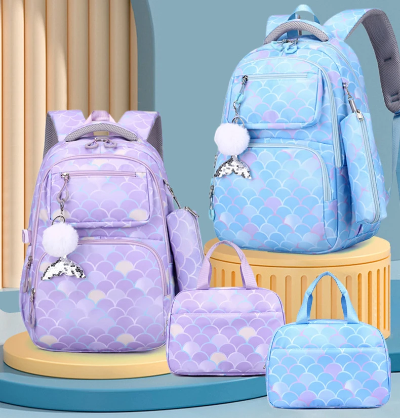 Children School Bags for Girls Kids Backpack Primary Large Orthopedic Backpack Waterproof Schoolbag Book Bag Mochila Infantil