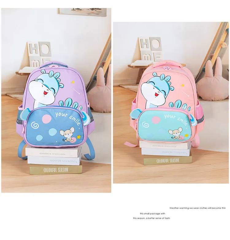 Kindergarten School Bag Cartoon Dinosaur Baby Boys Backpacks for Preschool Kids Satchel 2-6 Years Cute Schoolbag Mochila Escolar