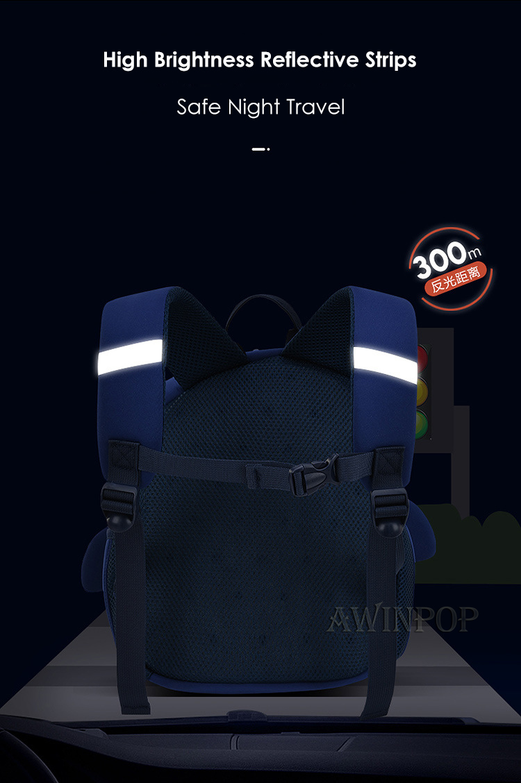 New Kindergarten Boys School Bags 3D Cartoon Plane Design Cute Kids School Backpack Fashion Bookbag Kawaii Toddler Mochilas Para