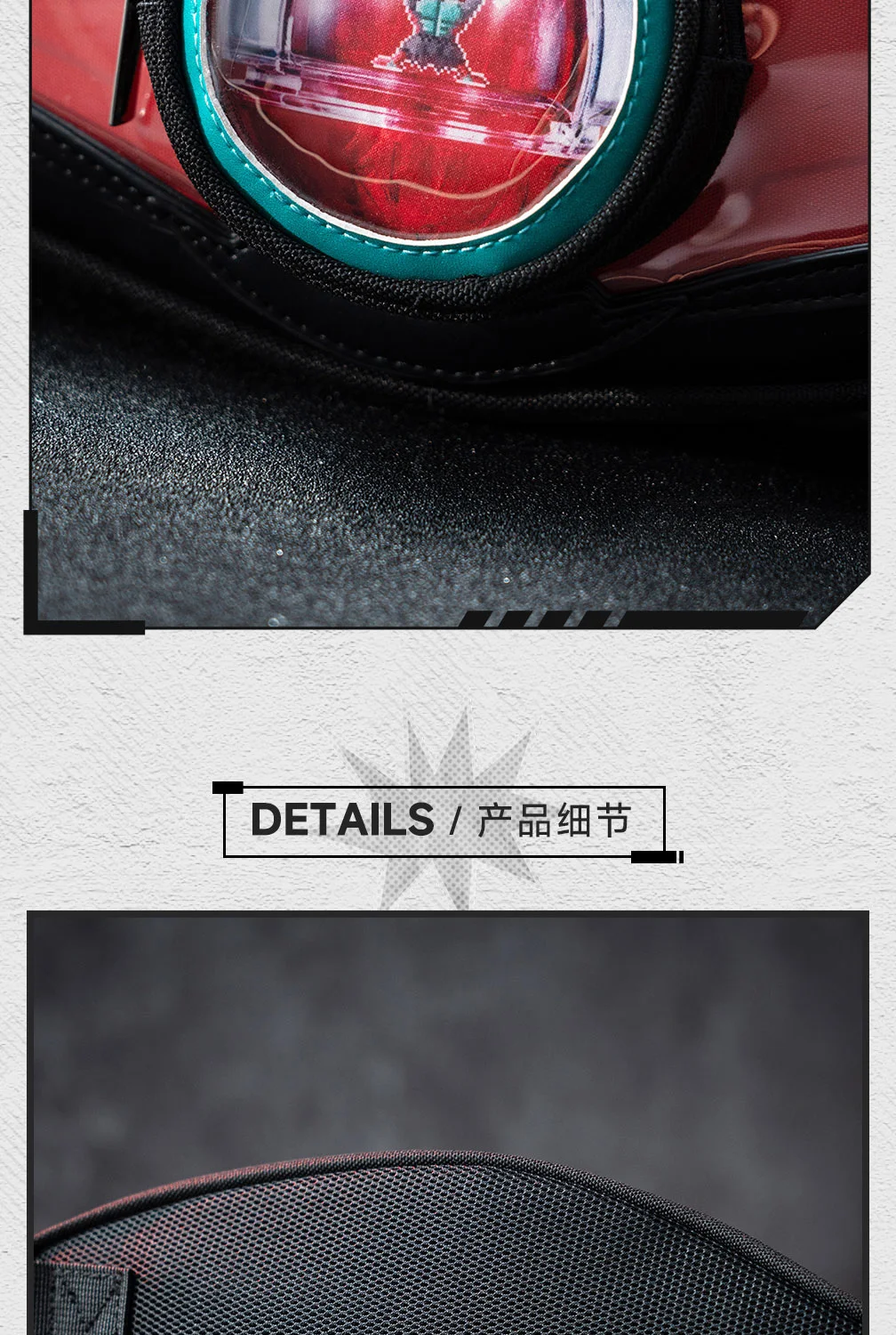 Moeyu Anime KAMEN RIDER 55TH ZZZ Cosplay Men Shoulder Bag Crossbody Chest Women's bag Pouch Breast Package Handbag