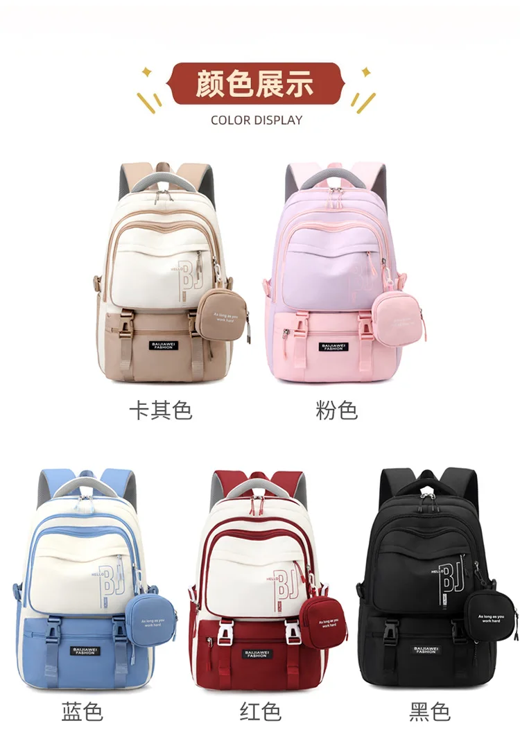 NEW Children Orthopedics School Bags Kids Backpack Primary Schoolbag For Teenager Girls Waterproof Backpacks Book Bag Mochila