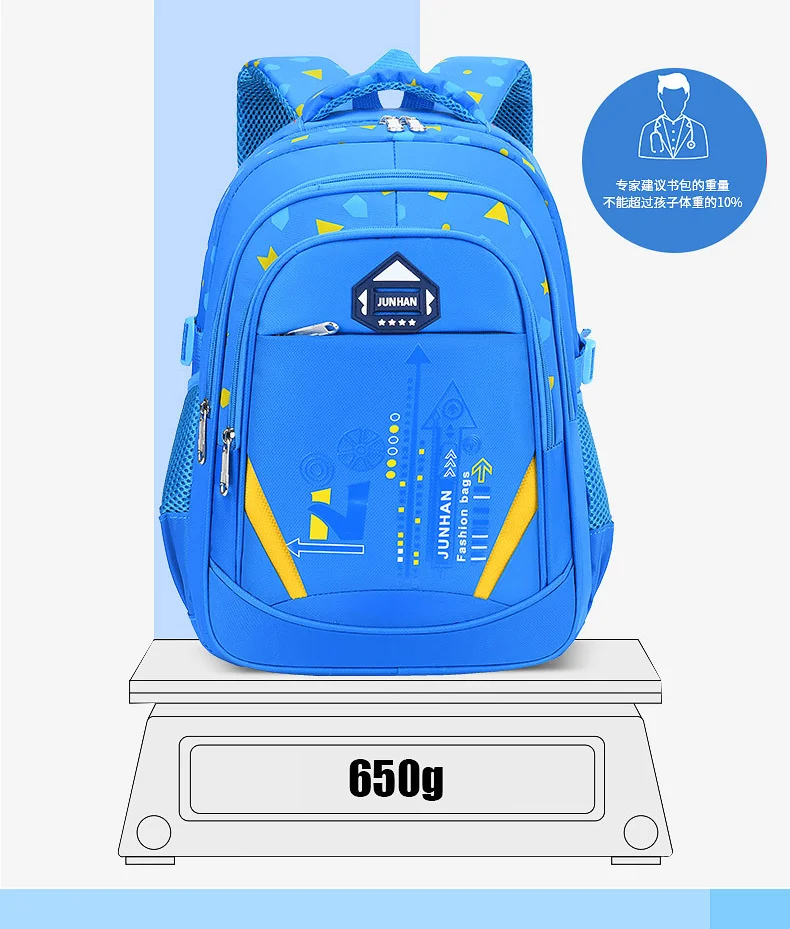 Children School Bags Boys Kids Backpack Primary Orthopedic School Backpack Waterproof Schoolbag Book Bag Mochila Infantil