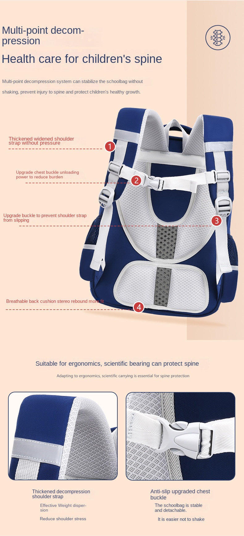 Waterproof Children School Bags Girls Boys Primary School Backpack Orthopedic Backpack Schoolbag Kids Book Bag Mochila Infantil