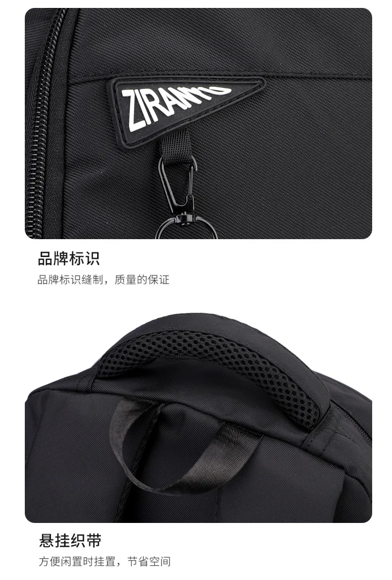 Students Wheeled School Bag Boys Trolley Bags for School Men Travel Backpack with Wheels Waterproof Large Capacity Luggage Bag