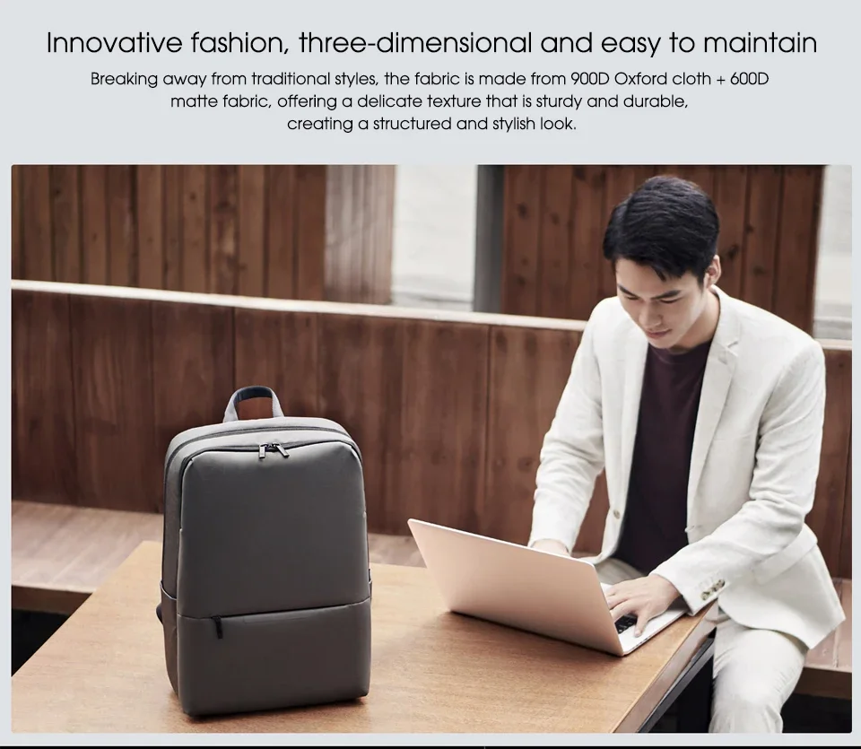 Xiaomi Classic Business Backpack 2 Fashion Laptop Bag for Men and Women Travel Large Capacity Backpack