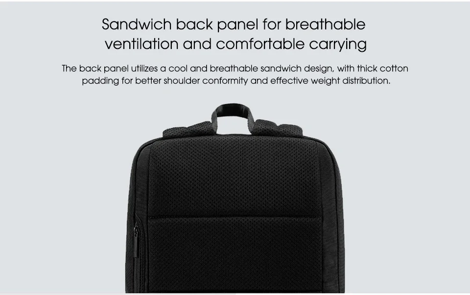 Xiaomi Classic Business Backpack 2 Fashion Laptop Bag for Men and Women Travel Large Capacity Backpack