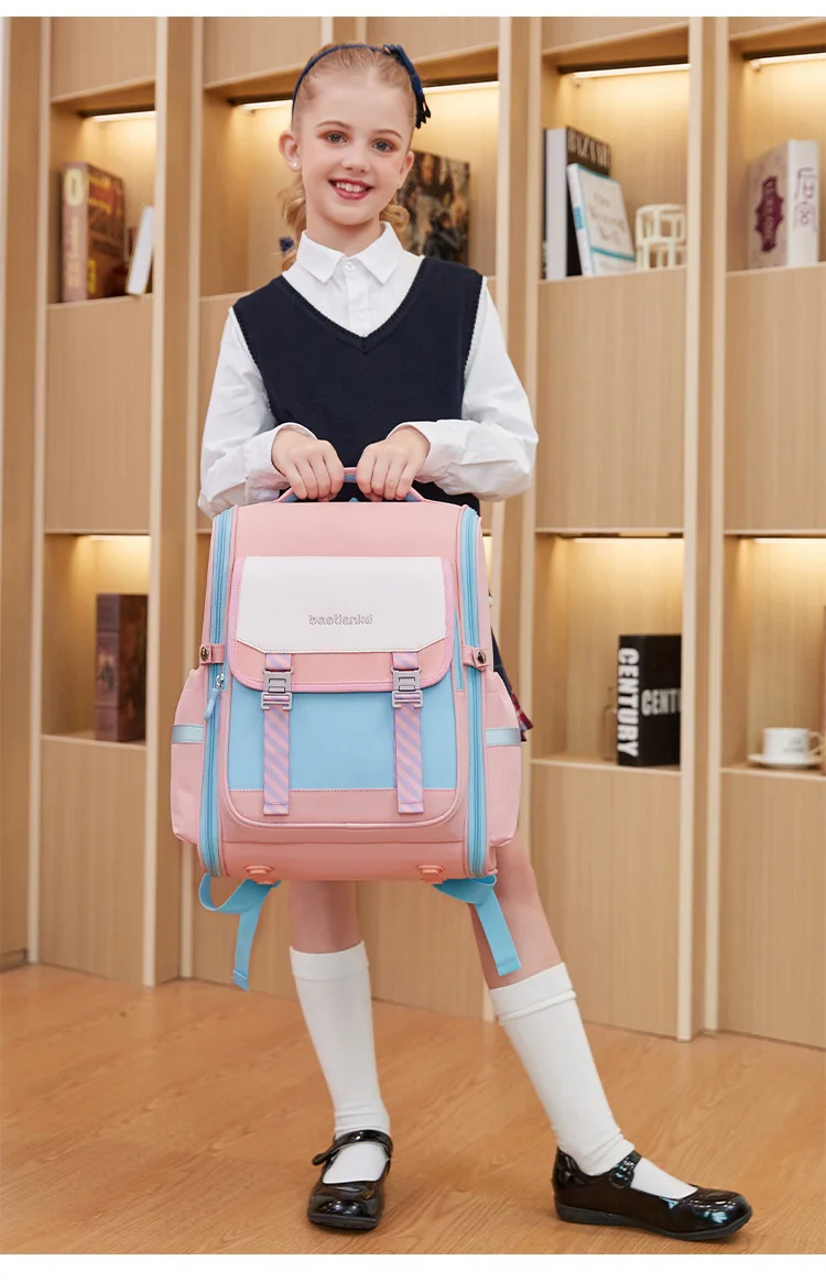 Children Orthopedics School Bags Kids Backpack Primary Schoolbag For Girls Boys Waterproof School Backpacks BookBag Mochila