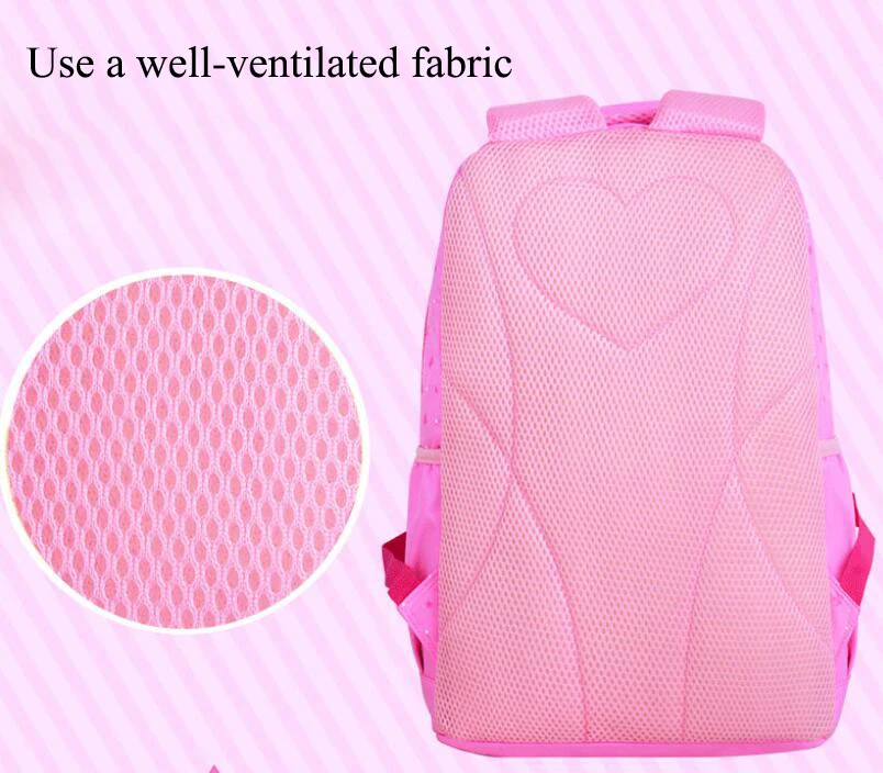 Orthopedic Primary Backpacks For Girls School Bags 3 Pcs/Set Schoolbag Dot Printing Schoolbag teenagers bookbag Rucksack Moch