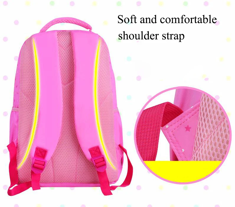 Orthopedic Primary Backpacks For Girls School Bags 3 Pcs/Set Schoolbag Dot Printing Schoolbag teenagers bookbag Rucksack Moch