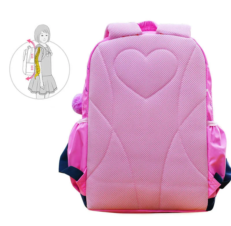 Orthopedic Primary Backpacks For Girls School Bags 3 Pcs/Set Schoolbag Dot Printing Schoolbag teenagers bookbag Rucksack Moch