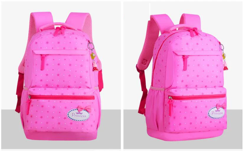 Orthopedic Primary Backpacks For Girls School Bags 3 Pcs/Set Schoolbag Dot Printing Schoolbag teenagers bookbag Rucksack Moch