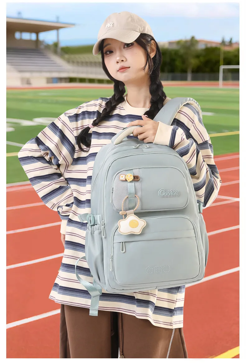 Cool School Backpack for teenage girls Student Large Capacity Backpack Stylish Casual School Bag for Middle High School Students