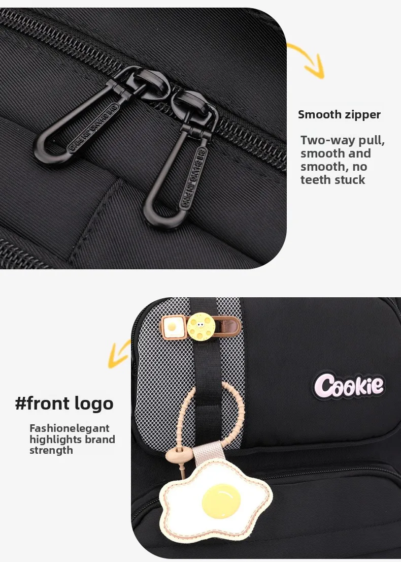 Cool School Backpack for teenage girls Student Large Capacity Backpack Stylish Casual School Bag for Middle High School Students