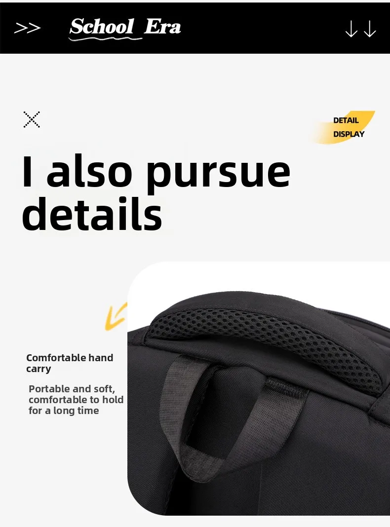 Cool School Backpack for teenage girls Student Large Capacity Backpack Stylish Casual School Bag for Middle High School Students
