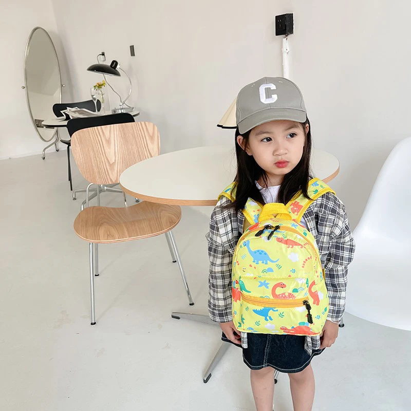 Children's Cartoon Dinosaur Backpacks For Teenager Cute Kindergarten Schoolbag Waterproof Book Bag Boys Girls Animal Bag