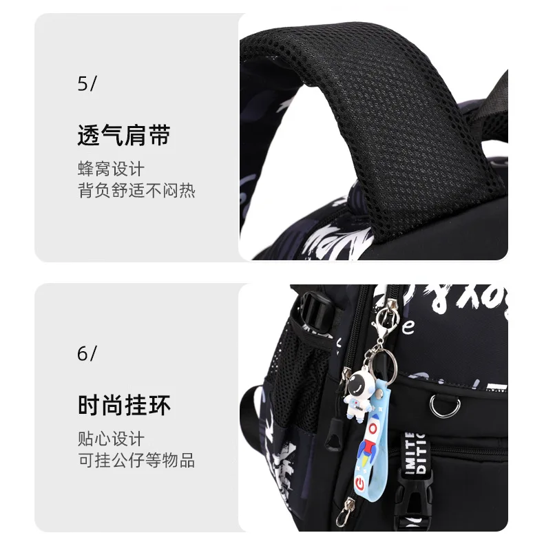 Boys School Bags Children Middle School Backpack Teenage Schoolbag Outdoor Travel backpack Big Student Laptop Backpack Book bag