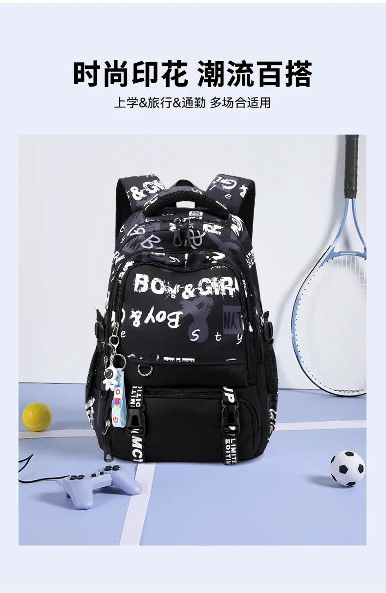 Boys School Bags Children Middle School Backpack Teenage Schoolbag Outdoor Travel backpack Big Student Laptop Backpack Book bag