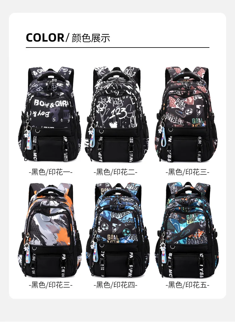 Boys School Bags Children Middle School Backpack Teenage Schoolbag Outdoor Travel backpack Big Student Laptop Backpack Book bag