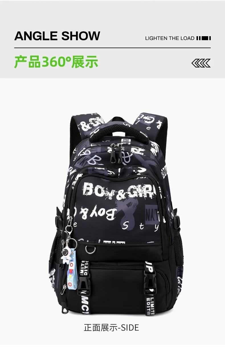 Boys School Bags Children Middle School Backpack Teenage Schoolbag Outdoor Travel backpack Big Student Laptop Backpack Book bag