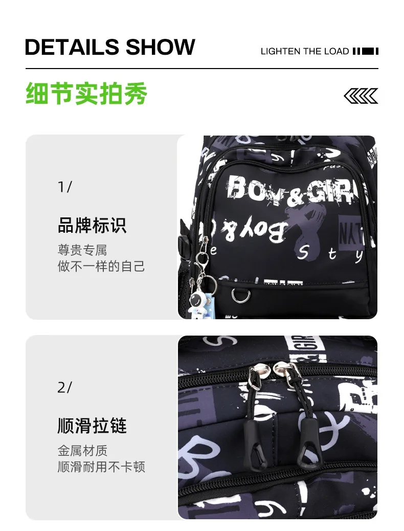 Boys School Bags Children Middle School Backpack Teenage Schoolbag Outdoor Travel backpack Big Student Laptop Backpack Book bag
