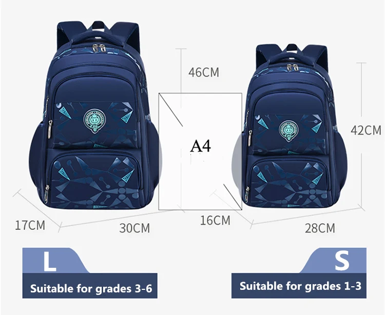 Primary School Backpacks Waterproof Children School Bags For Boys kids Travel Backpack Orthopedic School bag Mochila Infantil