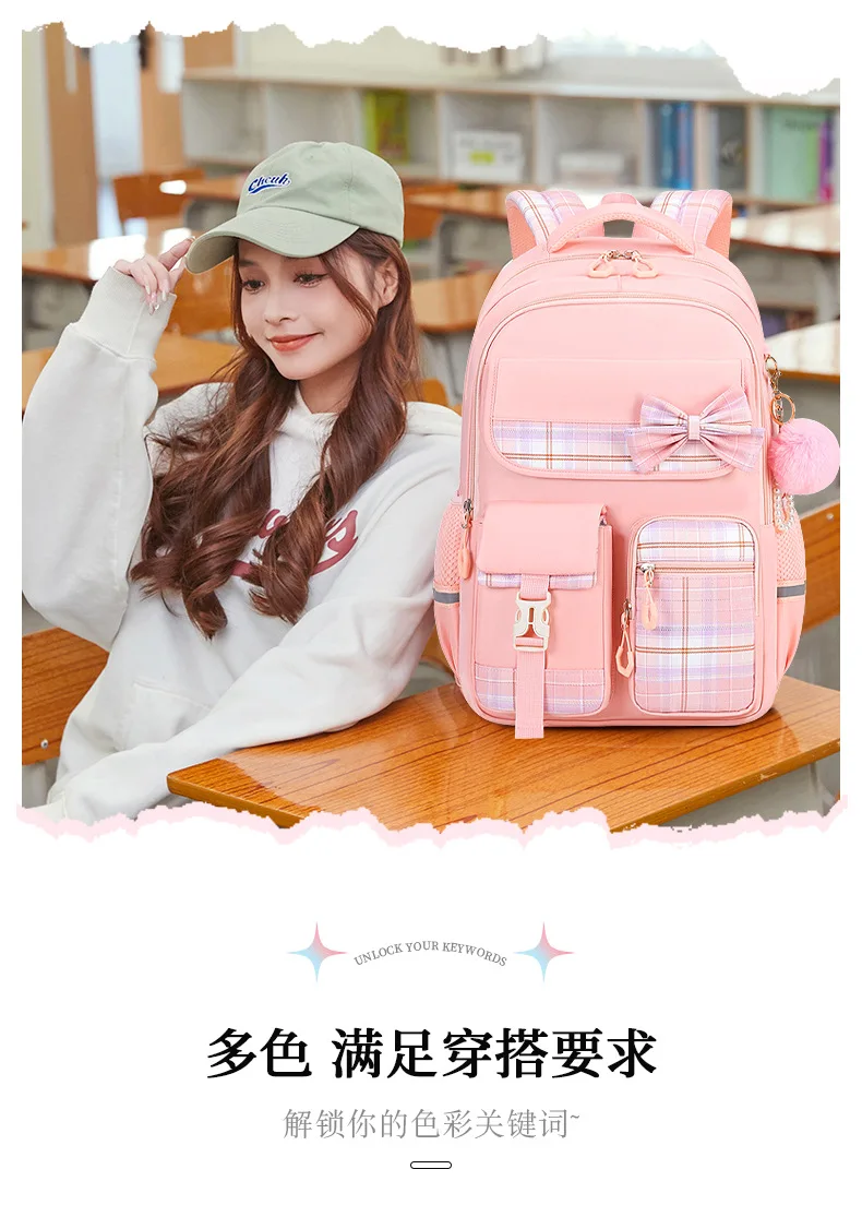 Fashion Girls School Backpack School Bags 3Pcs Teenage Laptop Backpack Casual Travel Backpack Book Bag Children Schoolbag