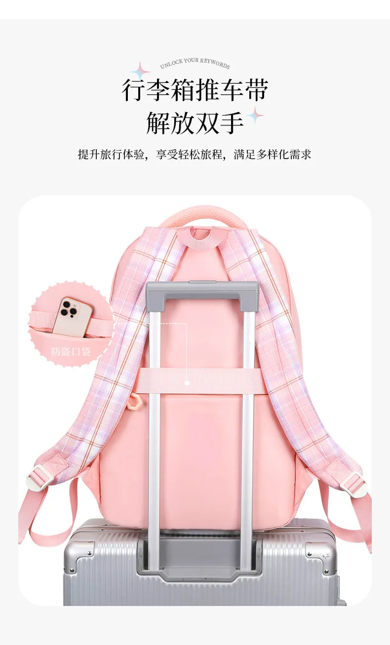 Fashion Girls School Backpack School Bags 3Pcs Teenage Laptop Backpack Casual Travel Backpack Book Bag Children Schoolbag