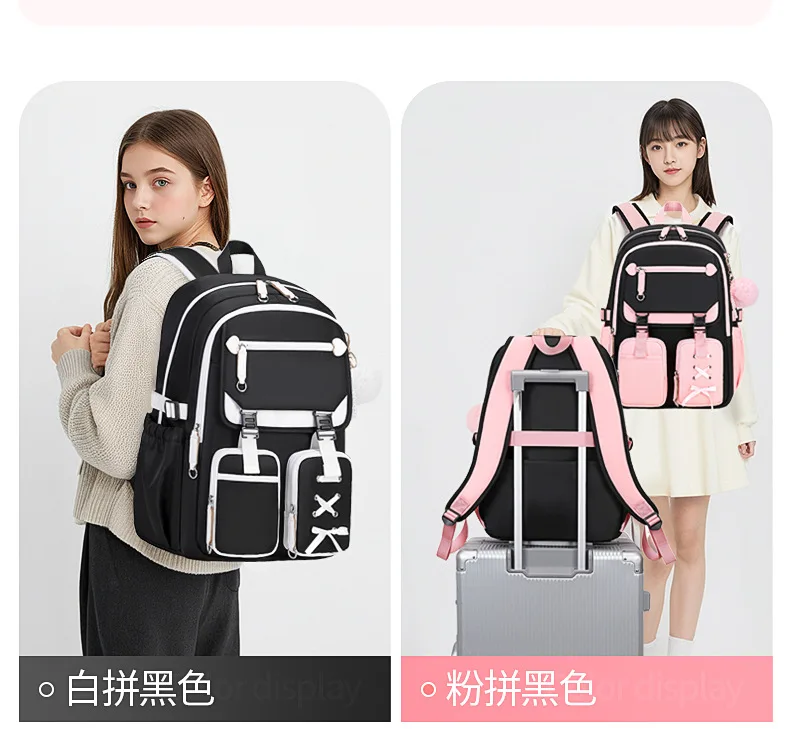 Fashion Girls School Backpack School Bags Teenage laptop Backpack Casual Travel backpack Book Bag Children schoolbag Waterproof