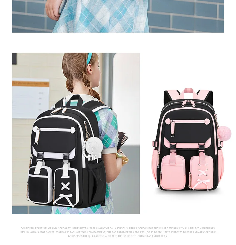 Fashion Girls School Backpack School Bags Teenage laptop Backpack Casual Travel backpack Book Bag Children schoolbag Waterproof