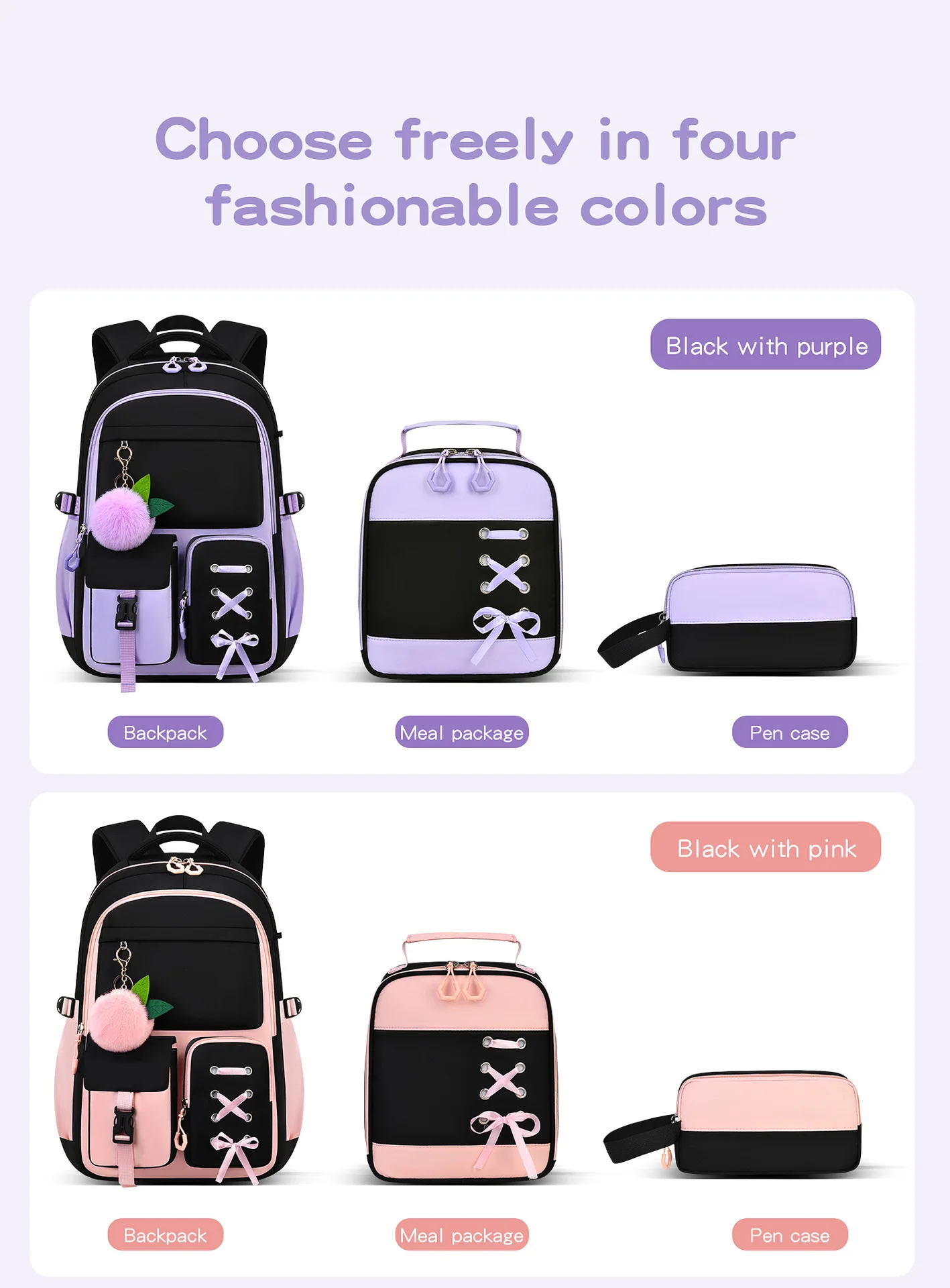 Primary School Bags For Girls Schoolbag Kawaii Lightweight Children School backpack Book Bag Travel Backpack Mochilas Gifts