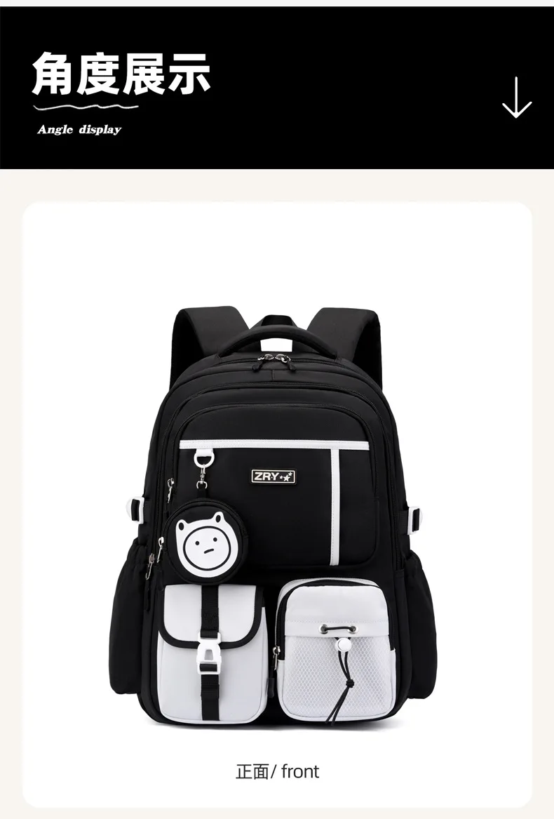 Cool School Bags for Teenage Girls Middle School Student Schoolbag Leisure Campus Backpack High School Large Capacity Backpack