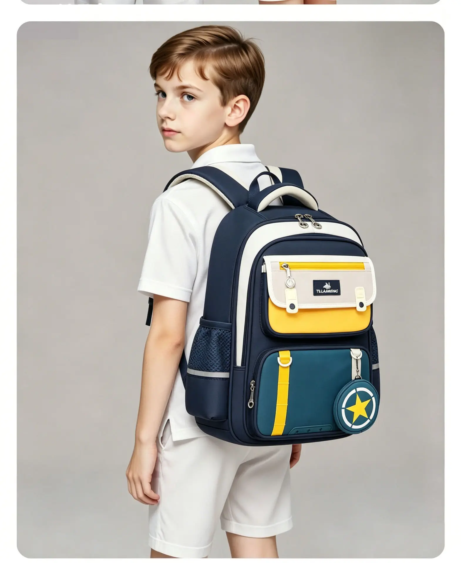 Orthopedic Primary School Backpack Children School Bags Girls Boys Waterproof Backpack Schoolbag Kids Book Bag Mochila Infantil
