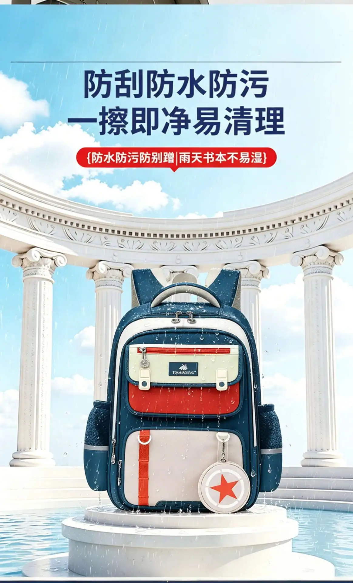 Orthopedic Primary School Backpack Children School Bags Girls Boys Waterproof Backpack Schoolbag Kids Book Bag Mochila Infantil