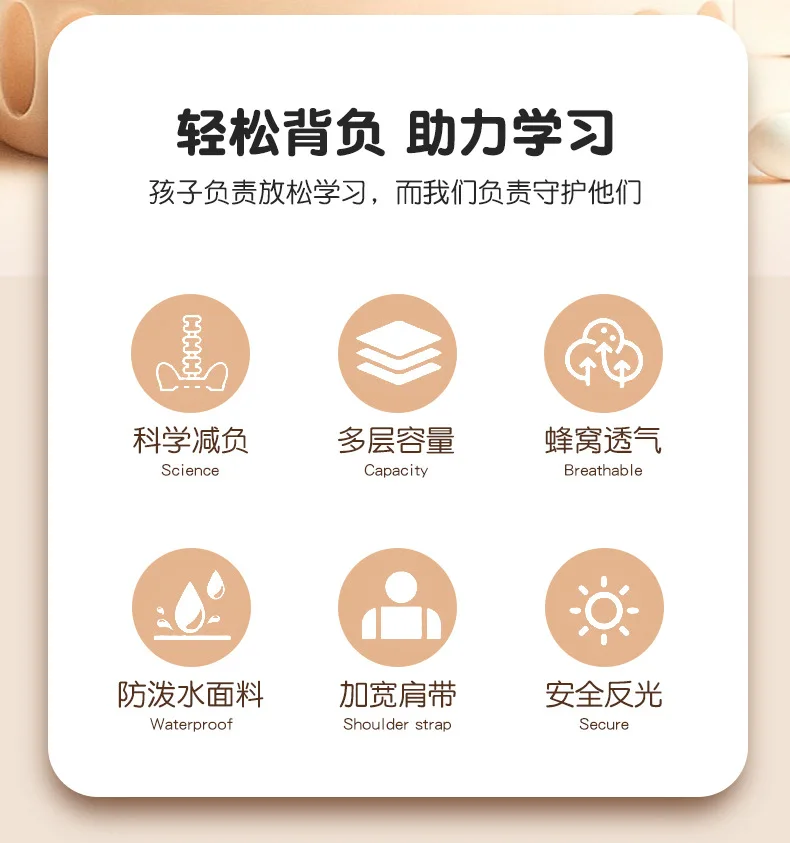 Capybara Children School Bags For Boys Girls Kids Backpack Orthopedic School Backpack Waterproof Primary Schoolbag Book Bag