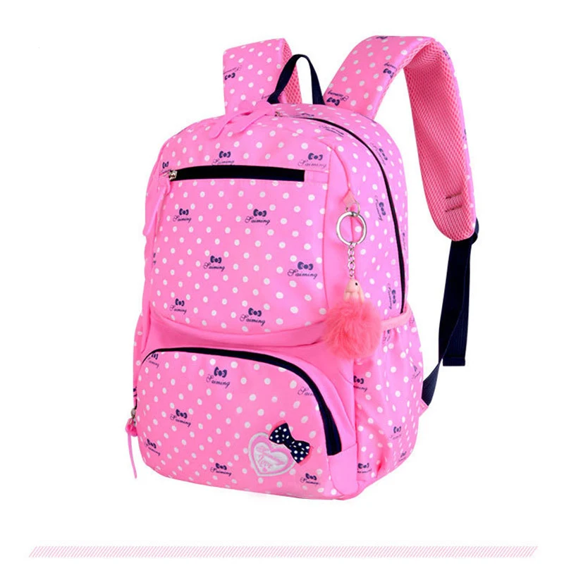 Bunnyfly 3pcs/Set Kids School Bag Backpack Set Fashion Lovely Children's Backpack for Girls Student Mochila Sac