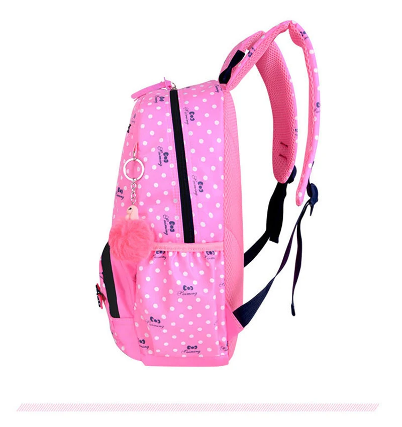 Bunnyfly 3pcs/Set Kids School Bag Backpack Set Fashion Lovely Children's Backpack for Girls Student Mochila Sac
