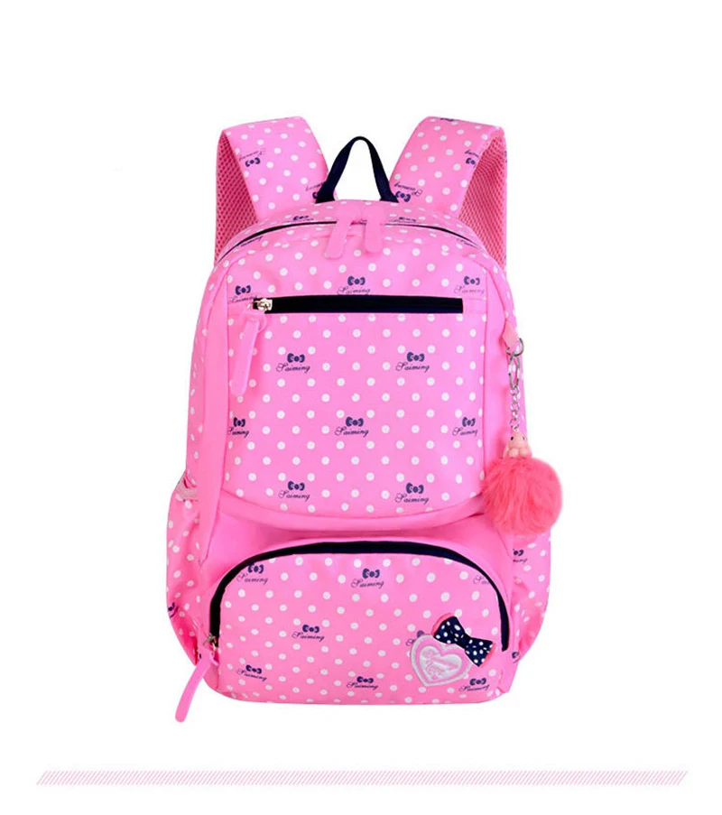 Bunnyfly 3pcs/Set Kids School Bag Backpack Set Fashion Lovely Children's Backpack for Girls Student Mochila Sac