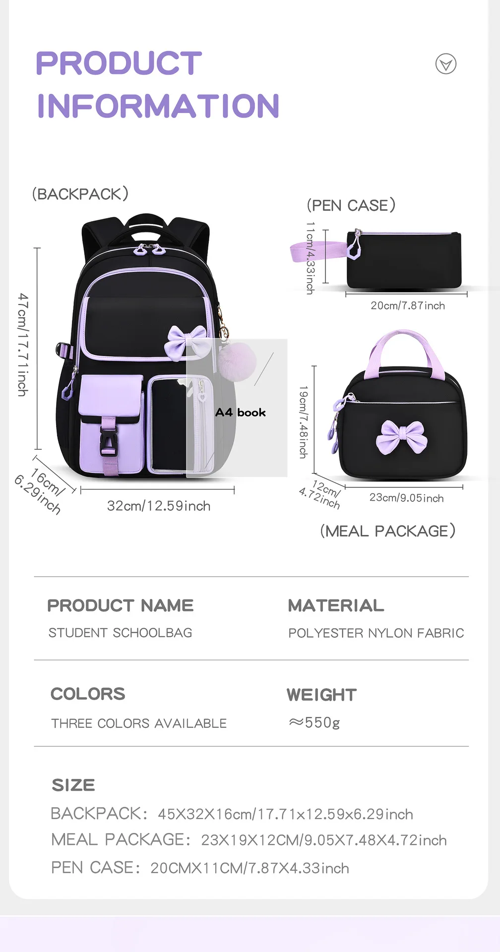 Primary School Bags For Girls Schoolbag Kawaii Lightweight Children School backpack Book Bag Travel Backpack Mochilas Gifts