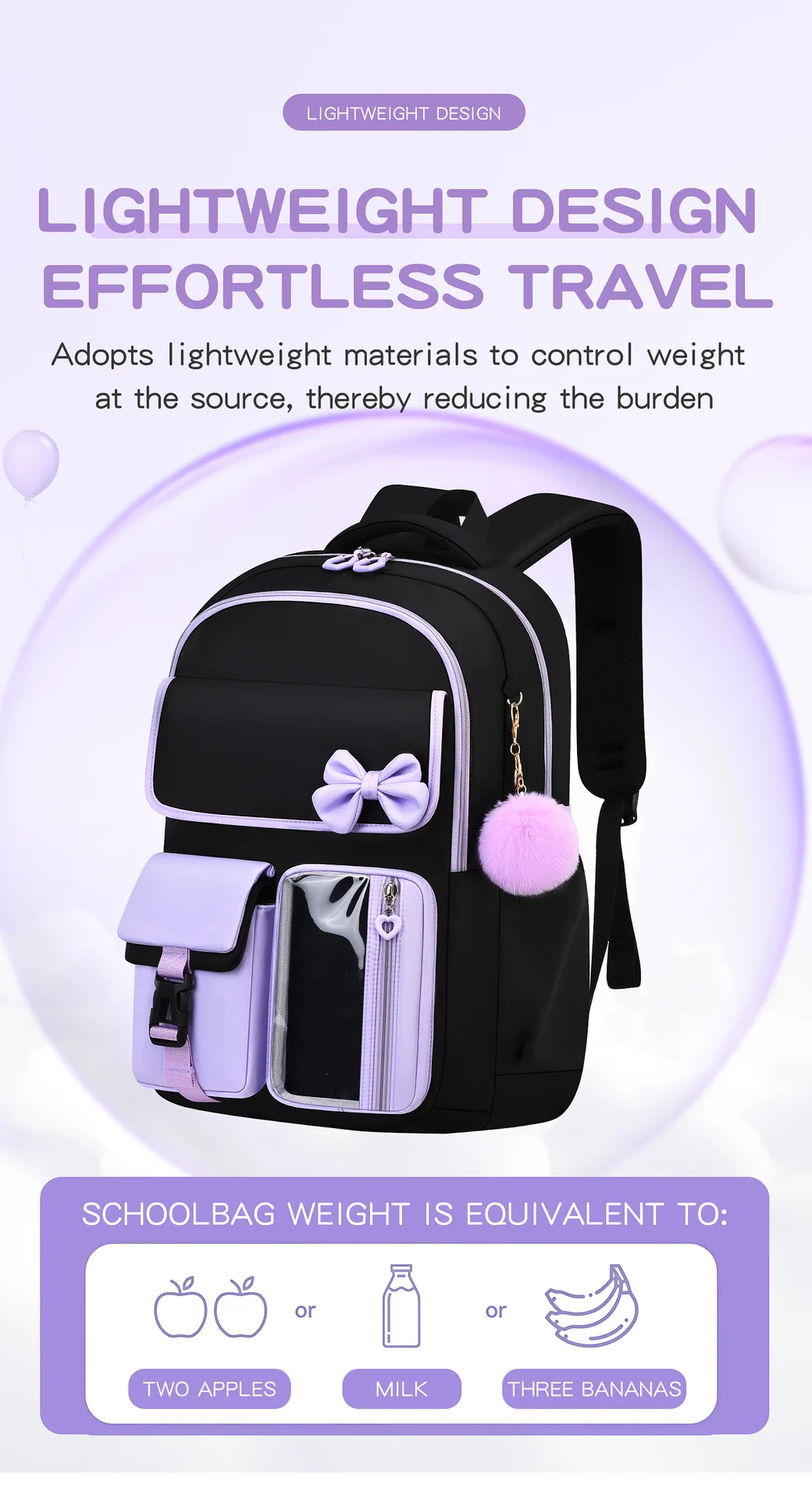 Primary School Bags For Girls Schoolbag Kawaii Lightweight Children School backpack Book Bag Travel Backpack Mochilas Gifts