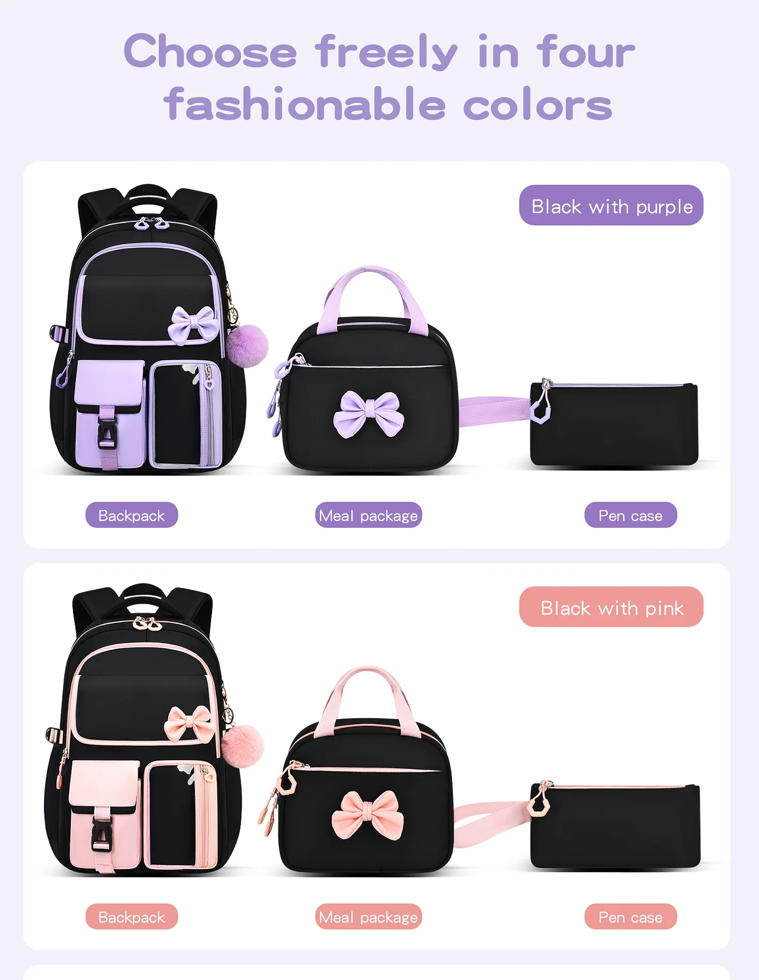 Primary School Bags For Girls Schoolbag Kawaii Lightweight Children School backpack Book Bag Travel Backpack Mochilas Gifts