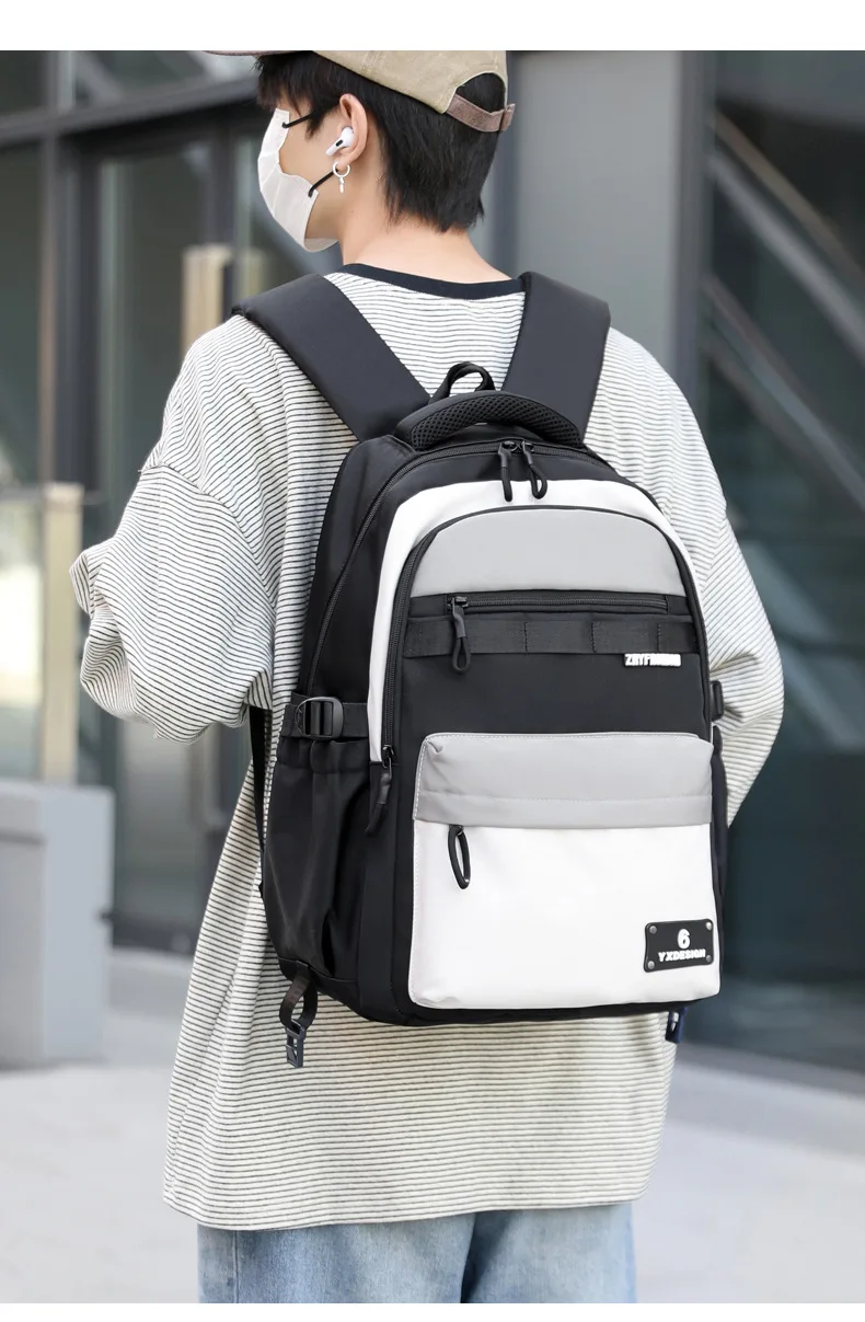Children New Trolley Backpacks Boyes School Bag Kids Back Pack Nylon Students Rolling Mochila Korea Schoolbag Trolley Bookbags
