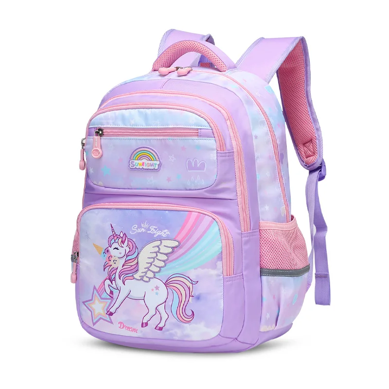 SUN EIGHT NEW Student Backpacks For Teenager School Backpack Cartoon Pattern Girl School Bags Boy Bag