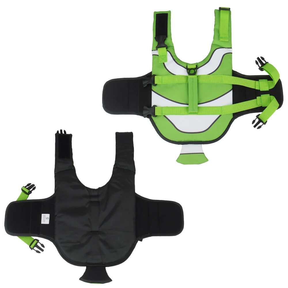 Dog Life Vest Summer Pet Jacket Dog Safety Clothes Swimwear Swimming Suit Clown Fish Pattern