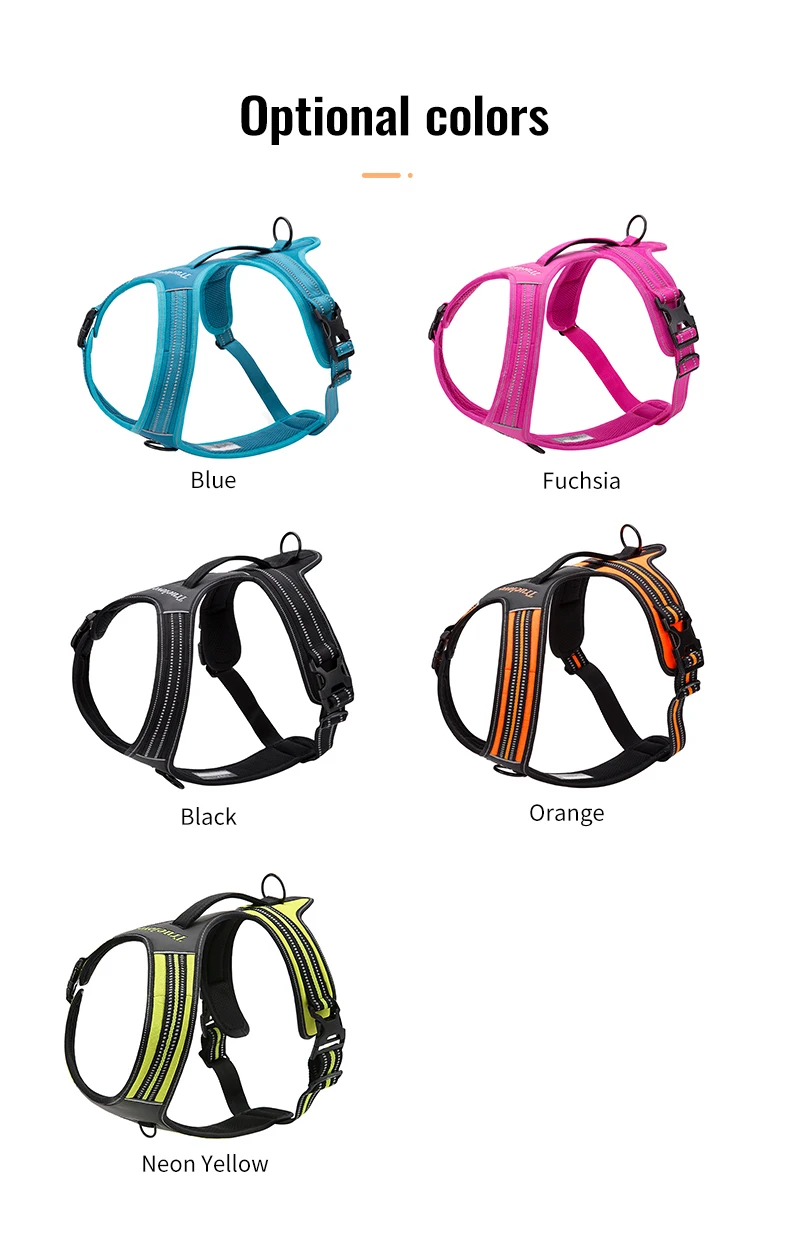 Truelove Non-reflective Walking PU Leather Dog Vest Escape Proof Adjustable Anti Pull Pet Harness Outdoor Clearance Sale TLH5551