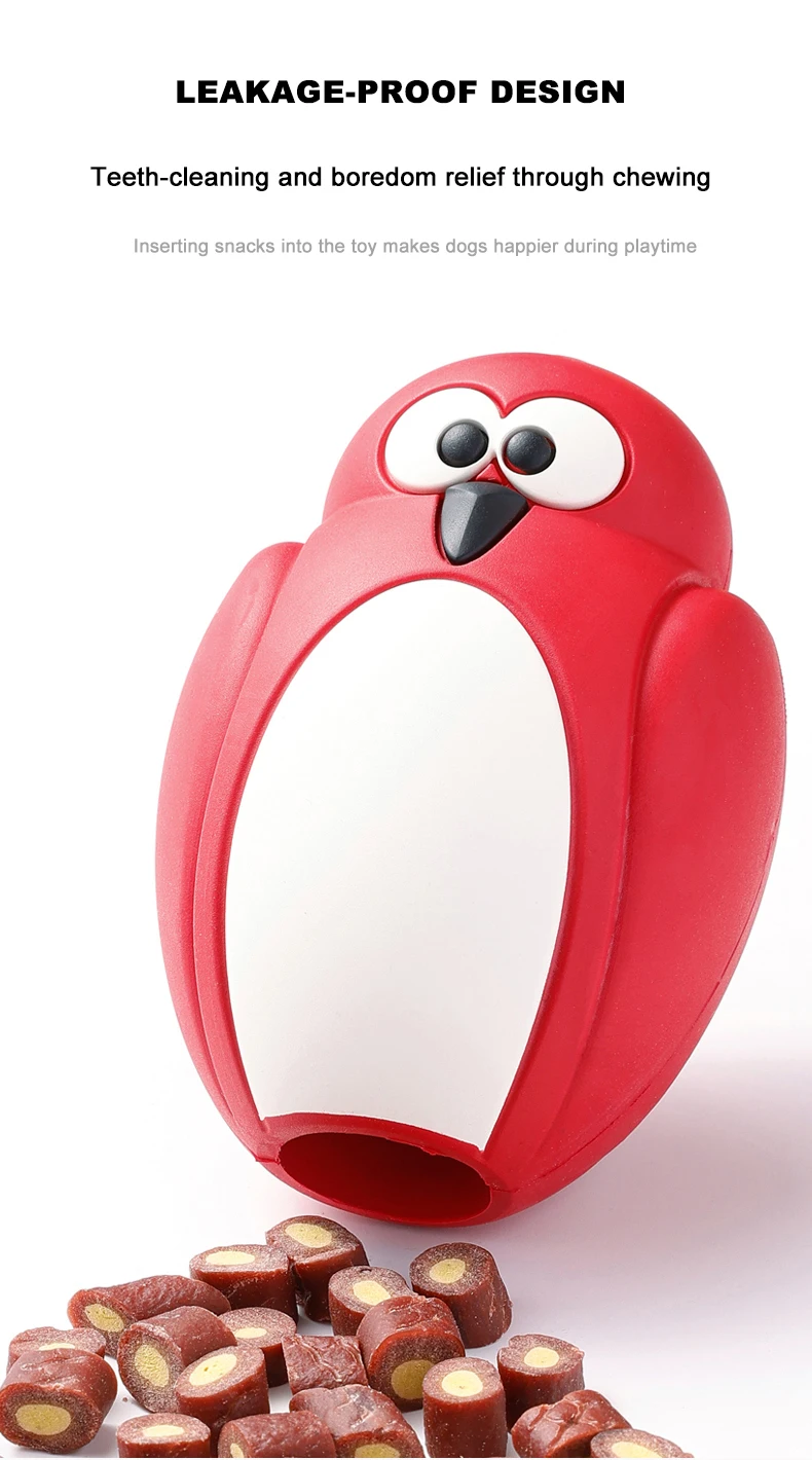 Truelove-Pet Food Dispenser Toy for Dogs, Rubber Interactive Chew Toy, Waterproof Design That Leaks Food, TLT2605