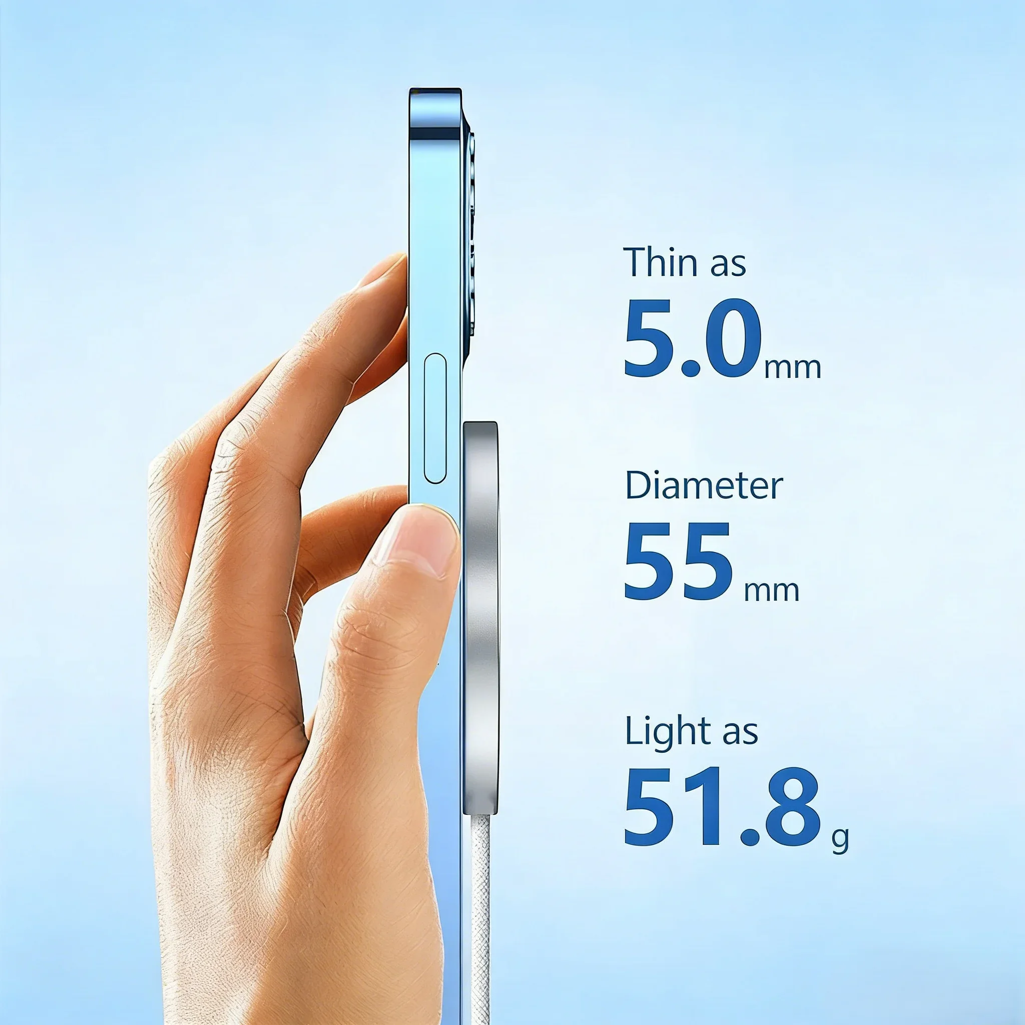 New Qi2.2 Magnetic Charger for MagSafe 25W Super Wireless Fast Charging for iPhone 17 16 15 14 13 12 Pro Max Samsung S25 S23 S22