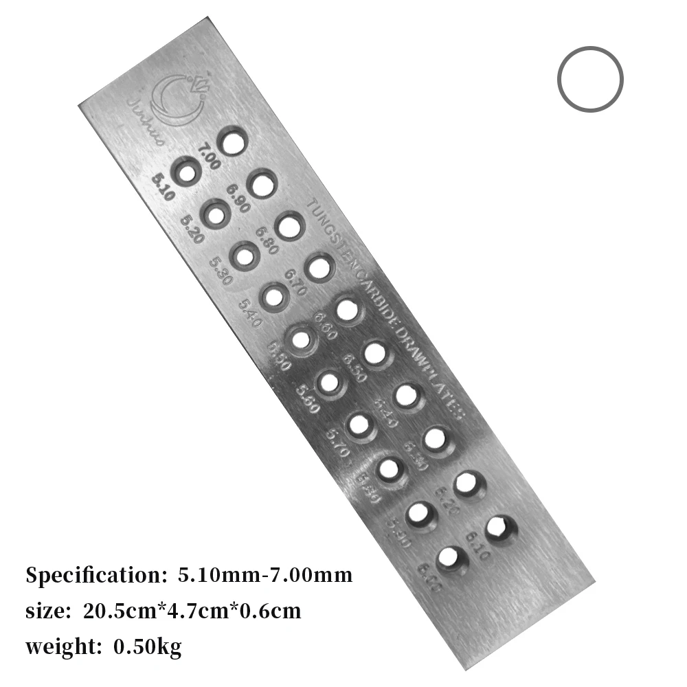 Tungsten Carbide Wire Drawplates Round Shape Wire Drawplate Jewelry Making Tools Jewelry Tools Gold and Silver Wire Drawing