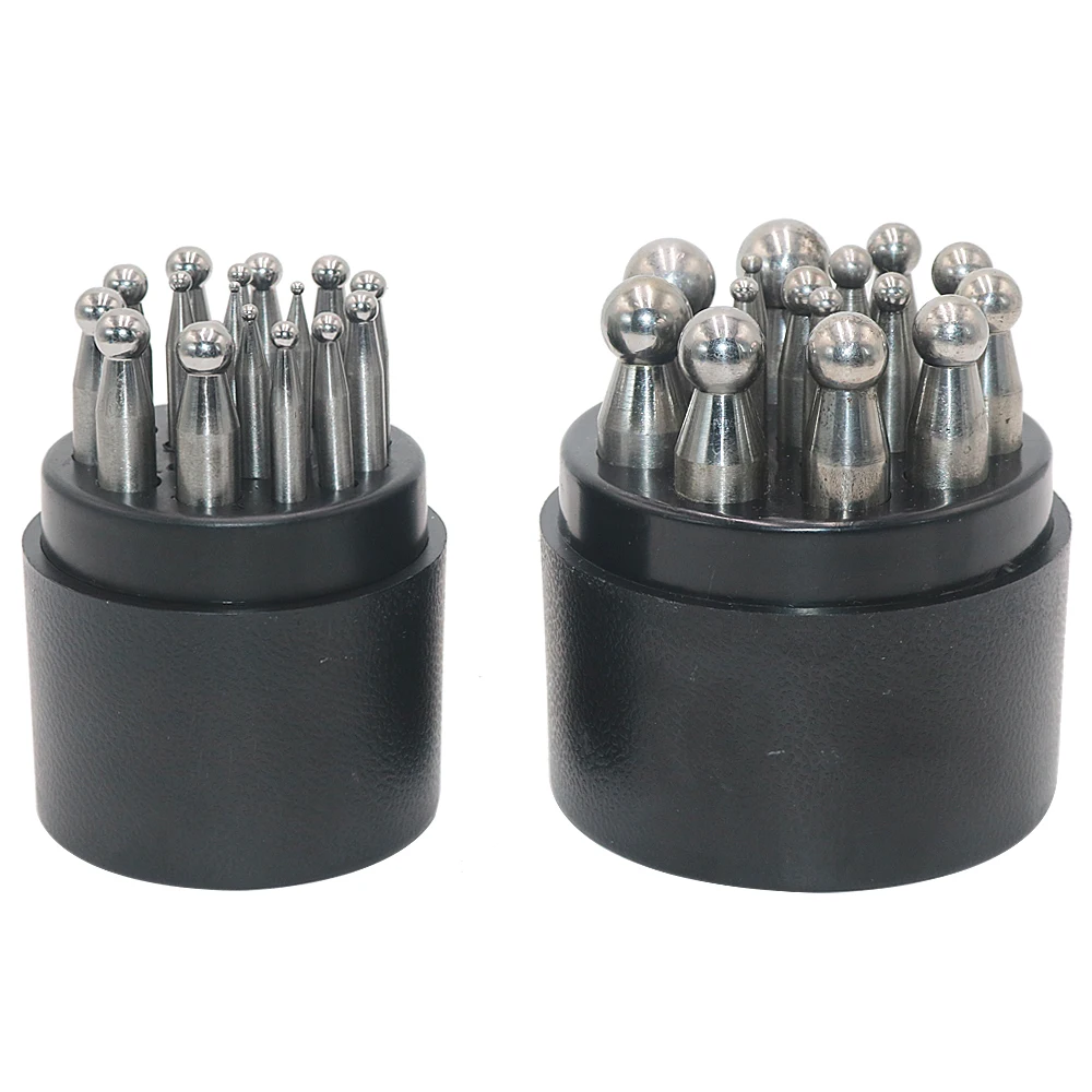 PHYHOO High Quality Round Head Punching Drill Gold Silver Copper Bells Jewelry Making Tools